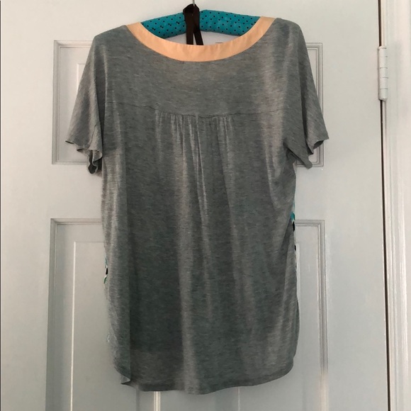 Ella moss patterned short sleeve T-shirt - Picture 2 of 2